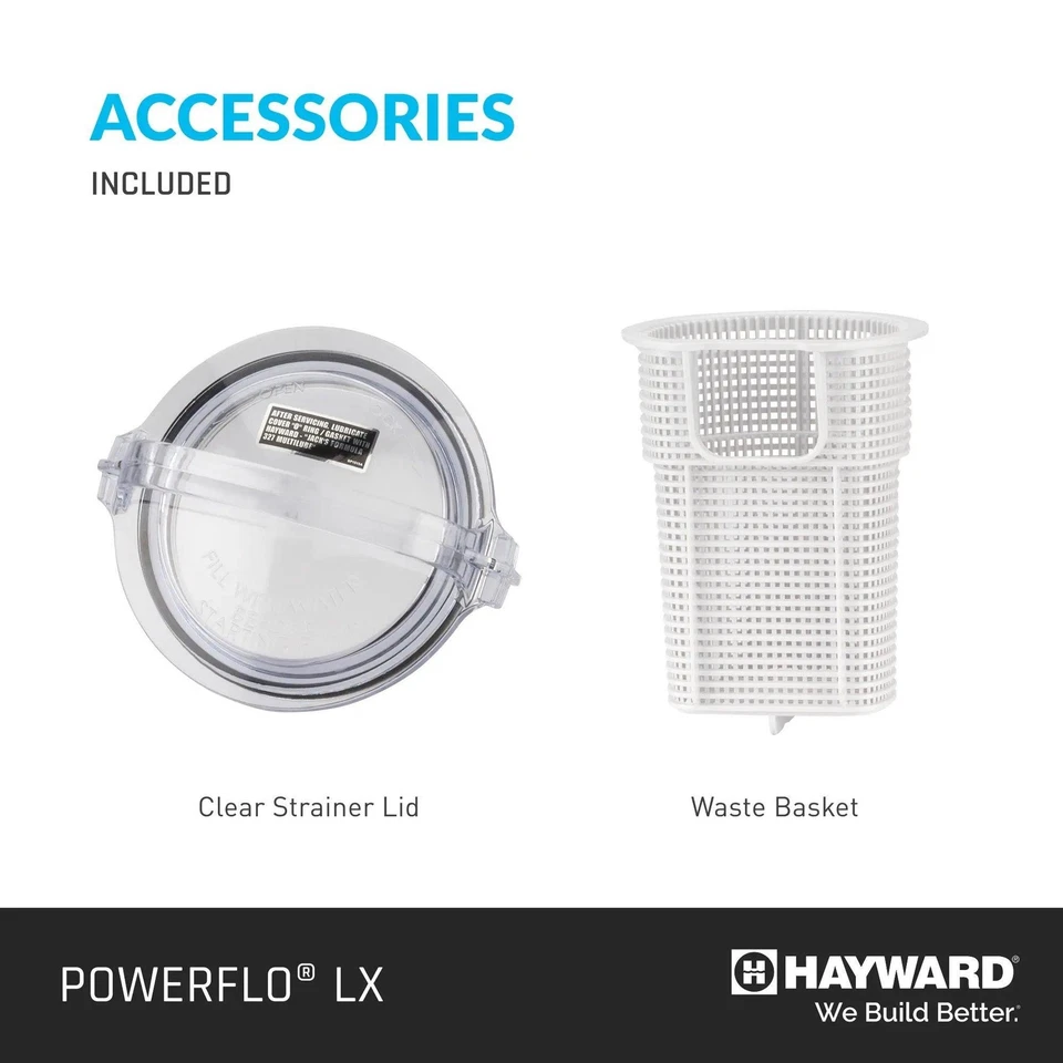 Hayward W3SP1580X15 PowerFlo Pool Pump for Above Ground Pools, 1.5 HP - Image 1 of 1