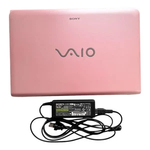 Sony Vaio Pink Notebook PC mit Netzteil gebraucht - Bild 1 von 8