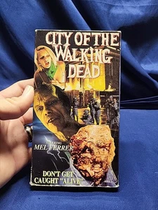 CITY OF THE WALKING DEAD NIGHTMARE CITY 1980 VHS RARE OOP HORROR ZOMBIE LENZI - Picture 1 of 6
