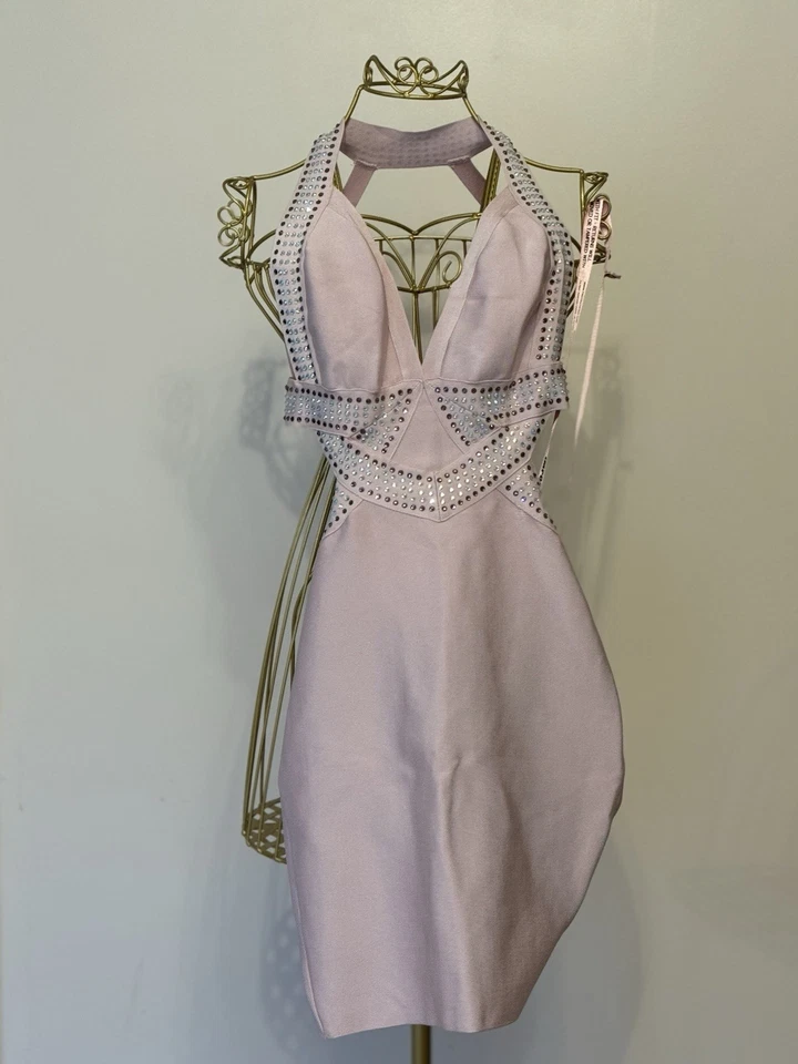 Celeb Boutique Women's Bodycon Bandage Dress Size 8/10 - Image 1 of 4