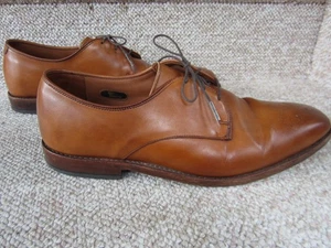 Allen Edmonds FLATIRON Bourbon 10 D brüniert Medaillon Zehe Oxford #1153 - Bild 1 von 9