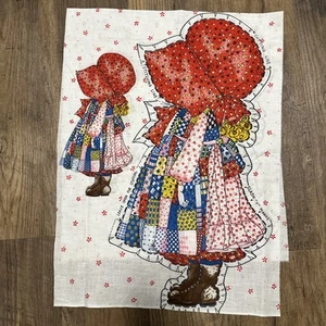 Vtg Holly Hobbie Red Bonnet Doll Cutout Appliqué Crafts American Greetings READ - Picture 1 of 4