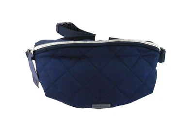 Bolso Cinturón VERA BRADLEY RFID - Riñonera - Bolso Vientre Clásico Azul Marino Sarga Nuevo con Etiquetas Foto 1 de 4