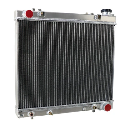 4-Row Aluminum Radiator For  2005-2011 Dodge Dakota Mitsubishi Raider 3.7L /4.7L Foto 1 de 4