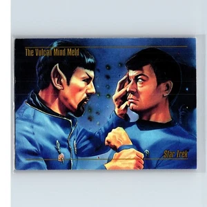 The Vulcan Mind Meld Star Trek The Next Generation 1993 SkyBox Master Series #64 - Picture 1 of 2