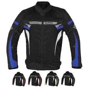 BREATHABLE BIKERS RIDING PROTECTION MOTORCYCLE JACKET MESH CE ARMORED (BLUE M... - Picture 1 of 6