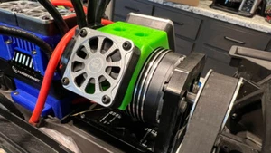 56mm Motor Cooling Shroud (2x40mm Fans) - Low Profile - Picture 1 of 6