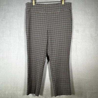 Pantalones de vestir tribales para mujer talla 12P capri a cuadros elásticos pantalones de carrera Foto 1 de 4