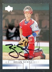 2002 Upper Deck SIGNED: Brian Schneider, EXPOS #675 - Picture 1 of 1