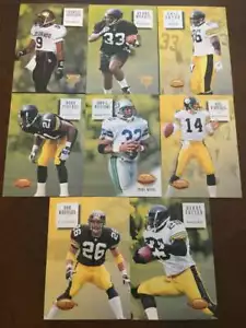 1994 Skybox Premium Football Pittsburgh Steelers Team Set 8 Cards - Picture 1 of 1