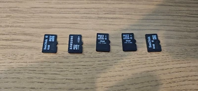 10 x 4GB Micro Size SD HC Card 4 Camera Memory Card Bulk Wholesale job lot SD - Image 1 of 4