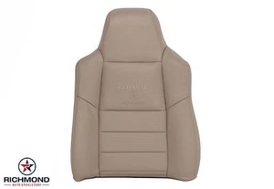 Ford F250 2003 7,3 L - conductor trasero inclinado cuero perforado cubierta de asiento bronceado - Imagen 1 de 12