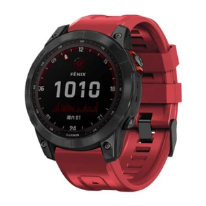 For Garmin Fenix 5/5X/6X Pro/7/7X/3 HR Quick Release Silicone Sport Band Strap  - Picture 1 of 275