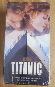 Titanic VHS 1998 2-Tape Set Edition Kate Winslet Leonardo DiCaprio Sealed New - Picture 1 of 3
