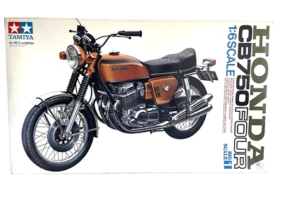 Tamiya Bausatz Honda CB 750 Four, Maßstab 1:6,  BRANDNEU, OVP unversehrt - Bild 1 von 4
