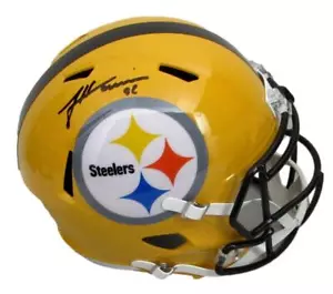 James Harrison Signed Full Size Replica T/B Helmet Steelers Beckett 194765 - Picture 1 of 6