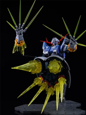 for RG 1/144 Zeong Add-on Last Shooting Effect Parts Set Clear Yellow MSN-02 - Image 1 of 4