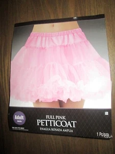 FULL PINK PETTICOAT TUTU Halloween Costume one size fits most - Picture 1 of 1