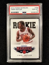 2012-13 Panini Marquee Jimmy Butler white rookie Card RC (#498) low pop