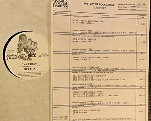 RADIO SHOW 5/17/84 R&R HISTORY: SANTANA (4), VAN HALEN SET, BOB DYLAN MONTAGE - Picture 1 of 1