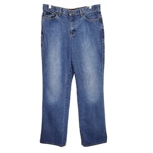 Vintage NY & CO. Bootcut-Jeans Größe 10 hohe Taille mittlere Waschung geräumig durch Beine gebraucht, in einwandfreiem Zustand - Bild 1 von 8