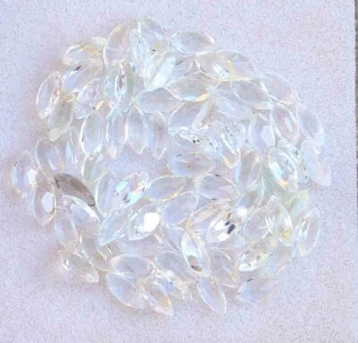 23.60 Ct Natural Whit Topaz 3*6 MM Marquiae Faceted Cut Loose Gem 70 Pic - Image 1 of 3