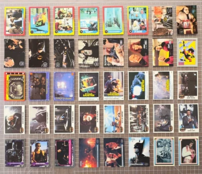 Lote de 40 Tarjetas Coleccionables De Colección Batman Star Trek Terminator Galactica Future Casi Nuevas Foto 1 de 4