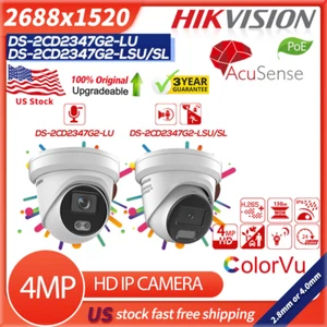 Hikvision 4MP ColorVu DS-2CD2347G1-LU+DS-2CD2347G2-LU+DS-2CD2347G2-LSU/SL IP CAM - Picture 1 of 23