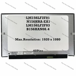 LM156LF2F01 fit N156HRA-EA1 LM156LF2F03 B156HAN08.4 144hz FHD 1920×1080p 40Pins - Picture 1 of 1