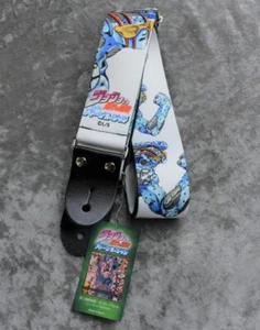 320 Design JoJo's Bizarre Adventure Guitar Strap White JOJO-ST3 Japan NEW - Picture 1 of 4