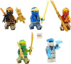 LEGO Ninjago: LEGO ninjago Combo Set: 5 Core Ninja Minifgures (Lloyd, Jay, Cole - Picture 1 of 6
