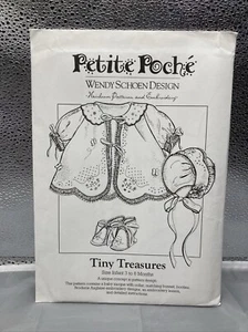 Petite Poche Outfit Patterns Wendy Schoen TINY TREASURES Sz 3-6 Months UNCUT - Picture 1 of 2
