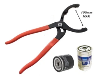 PINZA REGOLABILE PER FILTRO MOTORE OLIO E NAFTA DI AUTOMOBILI DIAMETRO 100mm MAX - Foto 1 di 5