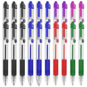 Zebra Z-Grip Retractable Ballpoint Pen - 1.0mm Nib - Economy Pack of 20 - Picture 1 of 19