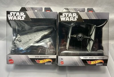 Hot Wheels Star Wars Starships Select - Star Destroyer #10 / First Order TIE #14 - Image 1 of 4