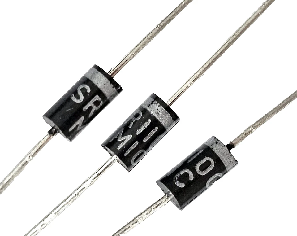 [4pcs] SR1100 1A 100V SCHOTTKY DIODE MIC Brand(SB1100 equiv + MBR1100)-ref:p272