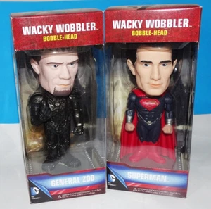 Funko Wacky Wobbler Man of Steel - Figuras de la película General Zod y Superman 2013 - Imagen 1 de 6