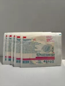 5 Stück Tegaderm I.V. 1650 Transparent Film Verband 4" x 6 1/8" Oval - Bild 1 von 3
