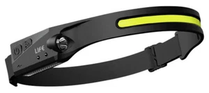 Torcia Frontale A Fascia Da Testa Led Cob 5w+1w LIFE 39.LED2807 - Foto 1 di 2