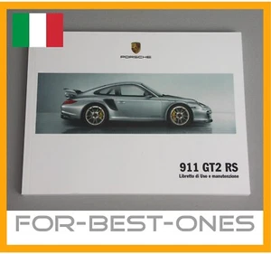 Nuovo Italiano Porsche 911 GT2RS 997 manuale Libretto di uso manutenzione manual - Picture 1 of 9