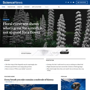 Science News Website Design with Free VPS Web Hosting and Installation - Picture 1 of 7