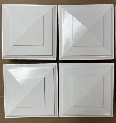 Veranda 4 in. x 4 in. White New England Post Cap with Glue (4PK) - Image 1 of 4