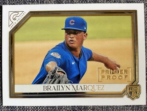 2021 Topps Gallery druckerfest Brailyn Marquez Rookie Chicago Cubs #13 - Bild 1 von 2