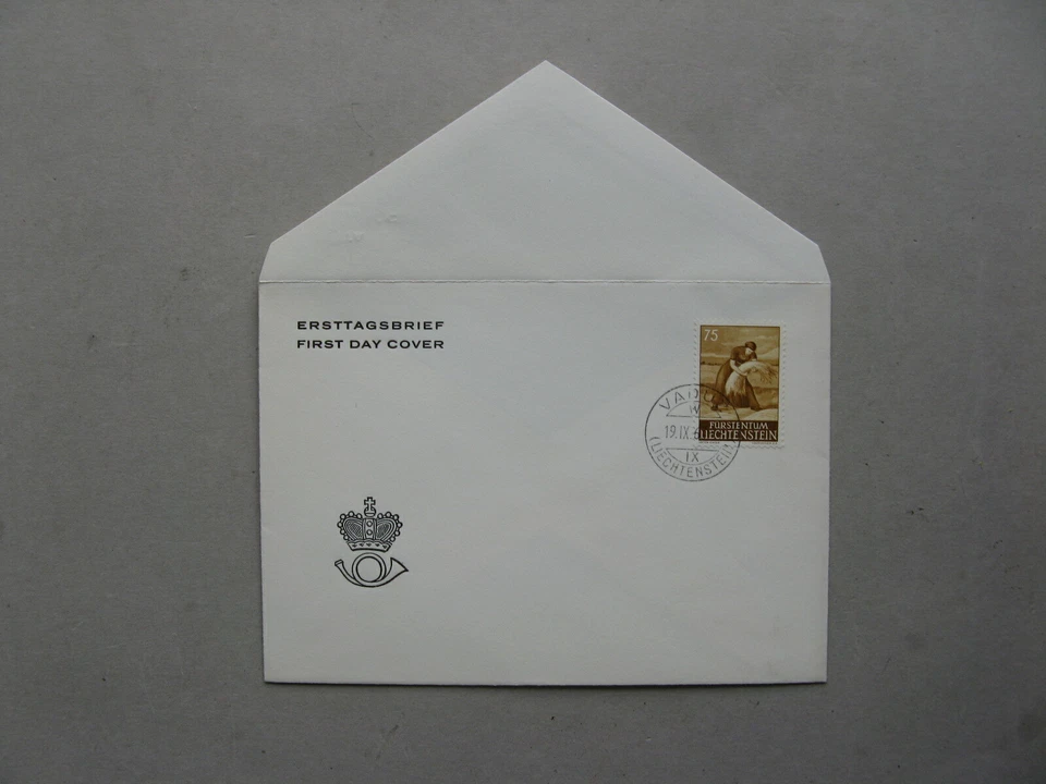 LIECHTENSTEIN, cover FDC 1960, Agriculture food  wheat - Image 1 of 1