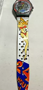 Women SWATCH Swiss Quartz WR Analog 34mm Dial Watch (F379) AG1992 Needs Battery - Picture 1 of 12