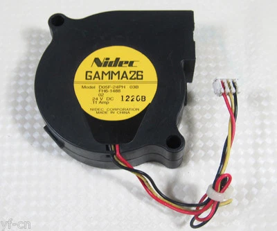 1pc Nidec GAMMA26 D05F-24PH DC 24V 0.11A 51x15mm 5015 Blower Fan 3pin Connector - Image 1 of 4