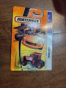 Matchbox Ready For Action Red Tractor - Picture 1 of 2