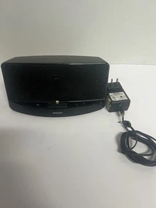 Philips iPod/iPhone schwarz Lautsprecher Dock AD305/37 tragbares Radio Wecker EUC - Bild 1 von 3