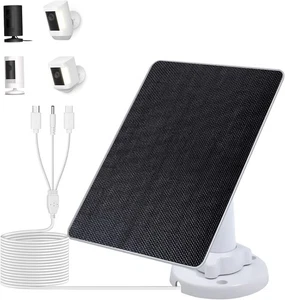 Panel Solar Ring Camera, Compatible con Batería Ring Stick up Cam, Ring Spotlig - Imagen 1 de 10