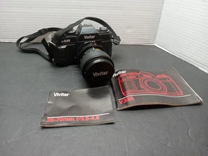 UNGETESTET Vintage Vivitar V335 Kleinbildkamera mit 35-70mm 3,5-4,8 Macro Focusing Zoom - Bild 1 von 10